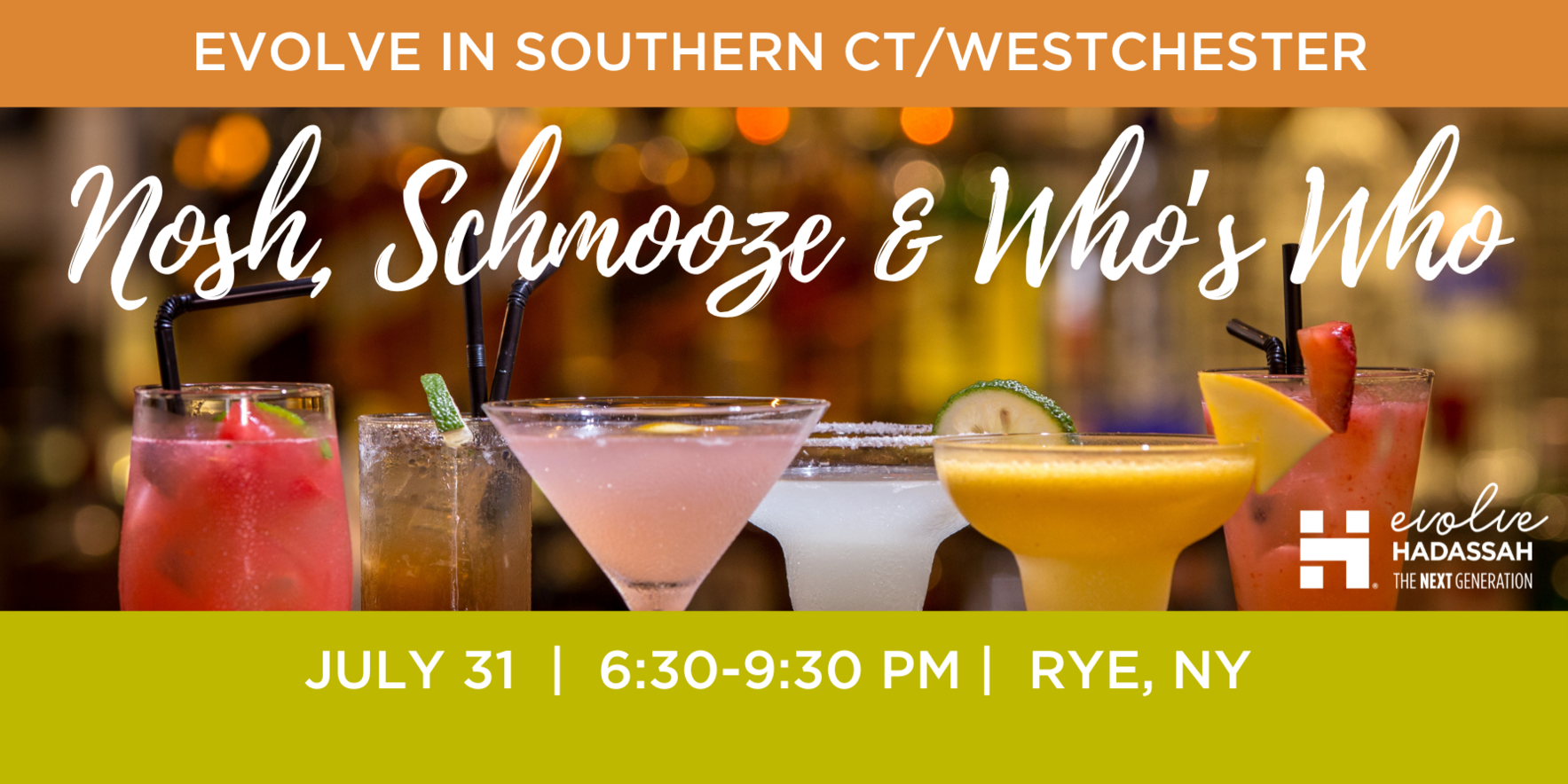 METRO - CT/WCR - Evolve in Southern CT & Westchester - Nosh, Schmooze & Who's Who - 2025 image