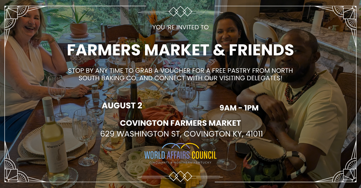 Farmers Market & Friends - Bring a Friend and Learn More about our International Visitors image