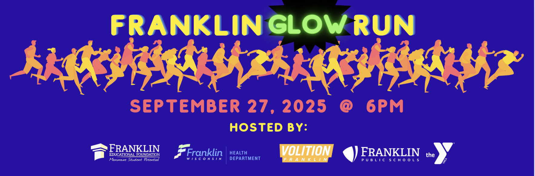 Franklin Family GLOW Run image