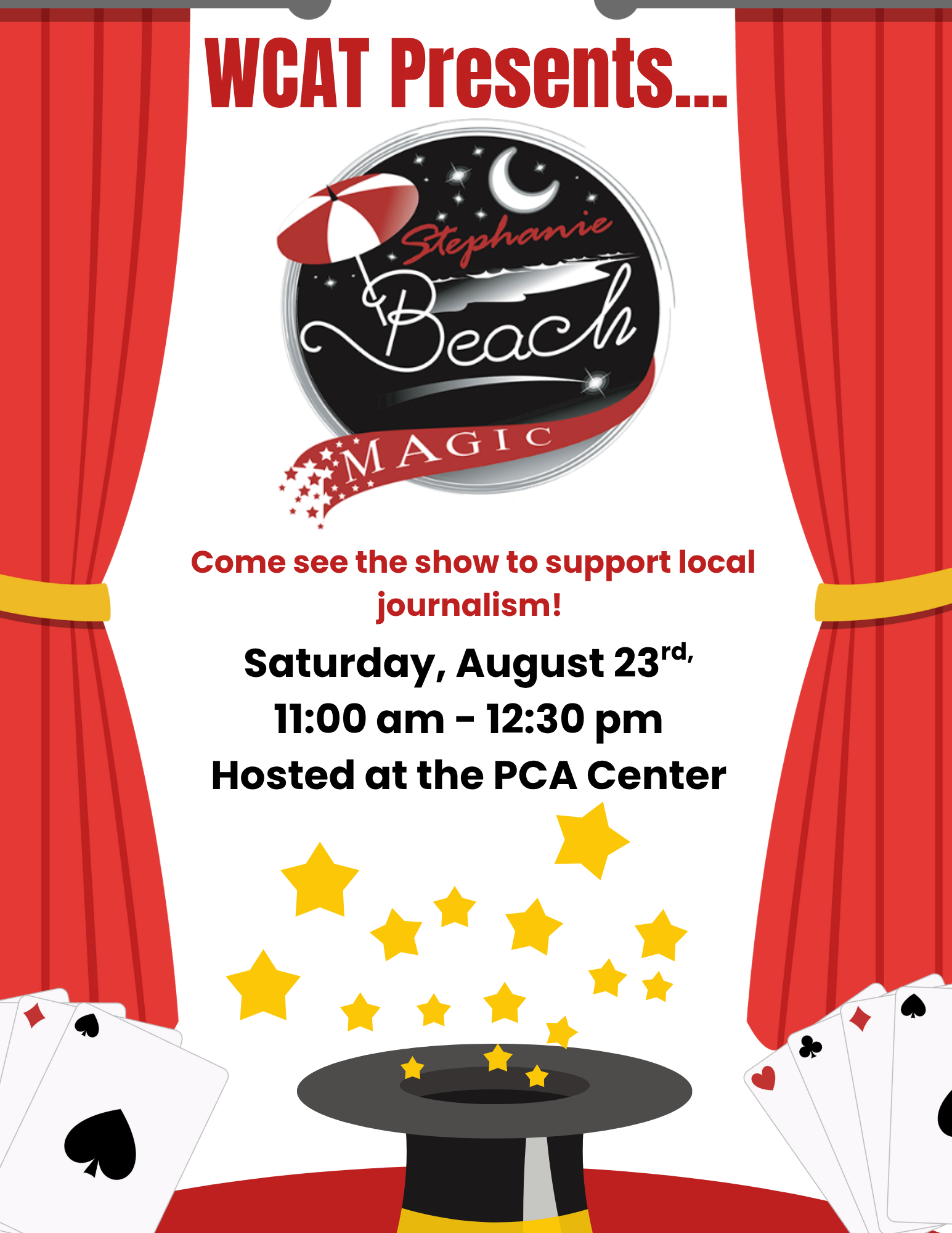 WestfordCAT Sponsors: Stephanie Beach Magic Show  image
