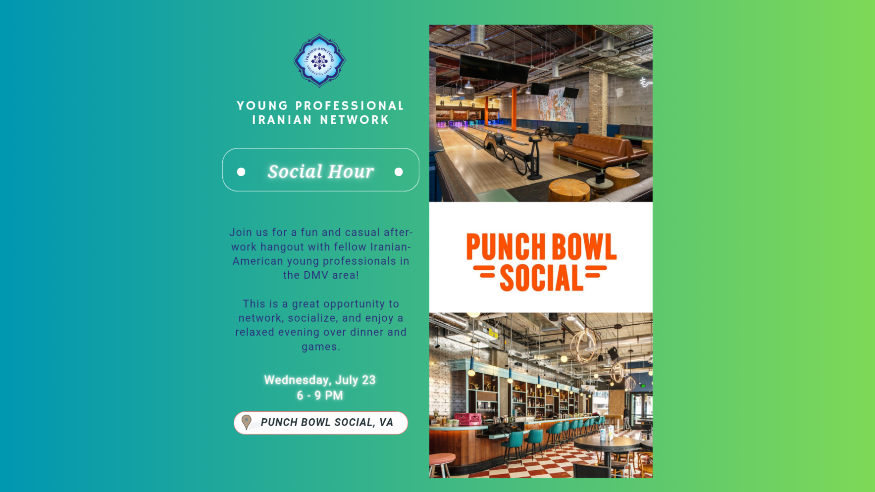 Young Professional Iranian Network (YPIN) Social Hour image