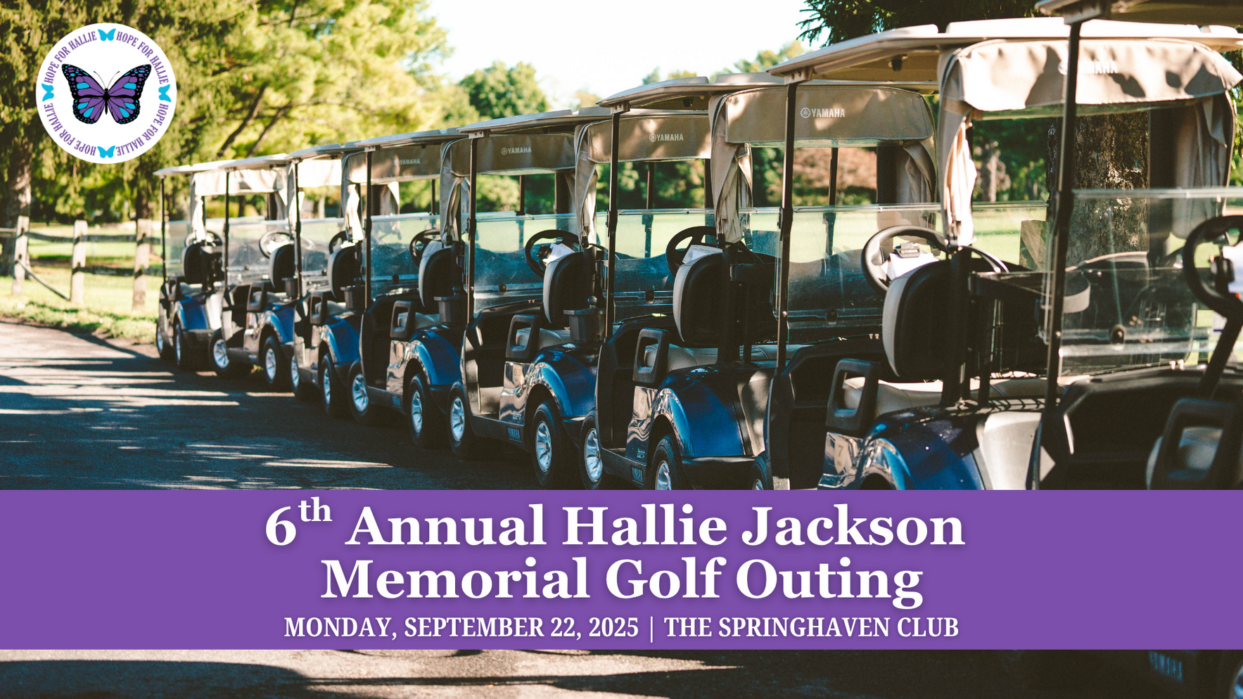 6th Annual Hallie Jackson Memorial Golf Outing - REGISTRATION & DINNER TICKETS image