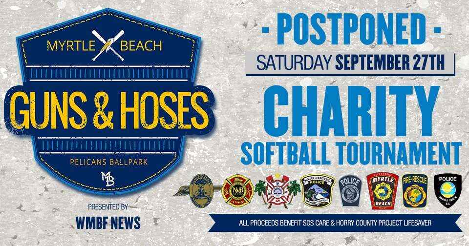 POSTPONED-17th Annual Guns & Hoses Charity Softball Tournament  image