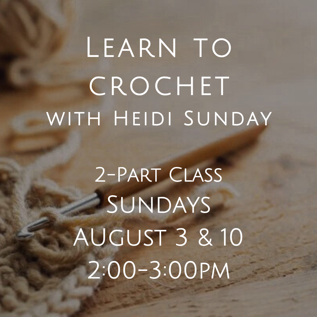 Learn to Crochet with Heidi Sunday image