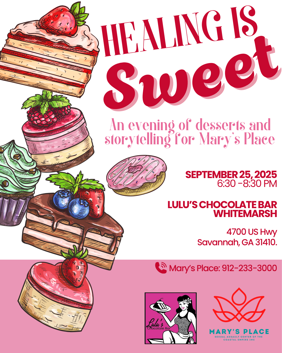 Healing is Sweet: A Night of Desserts and Storytelling  image