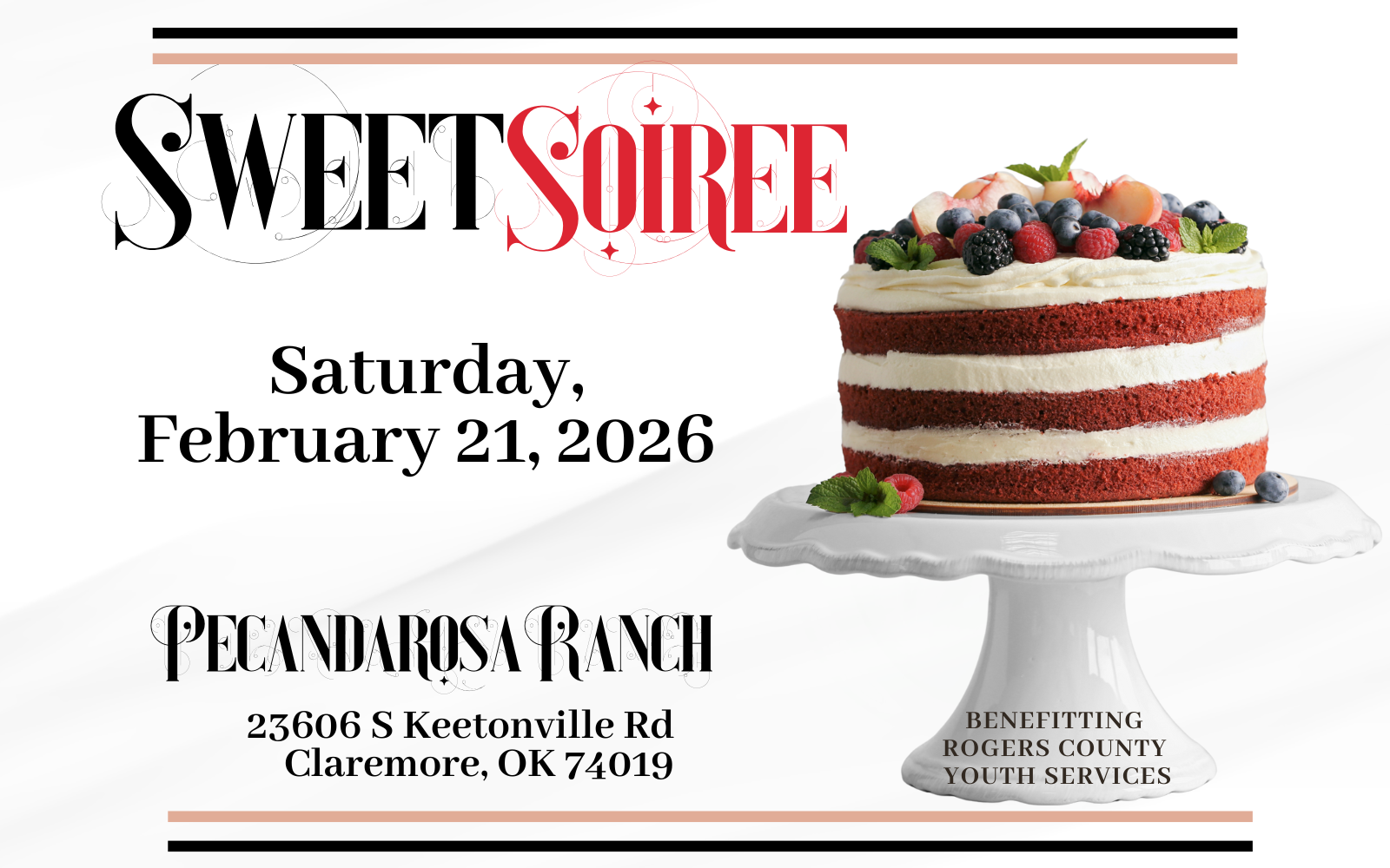 3rd Annual Sweet Soiree image