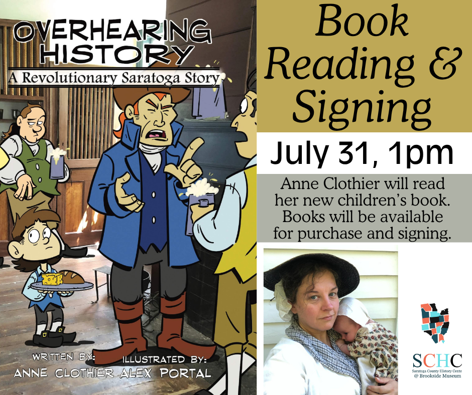 Overhearing History a Revolutionary Saratoga Story – A Reading and Book Signing with the Author image