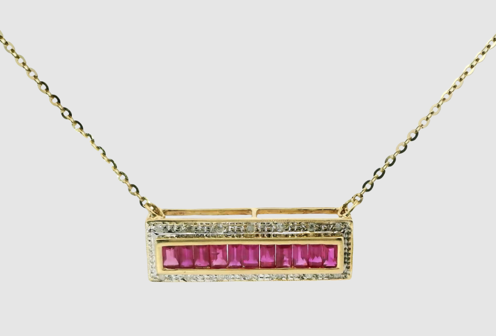 Custom Gold and Ruby Necklace Raffle image