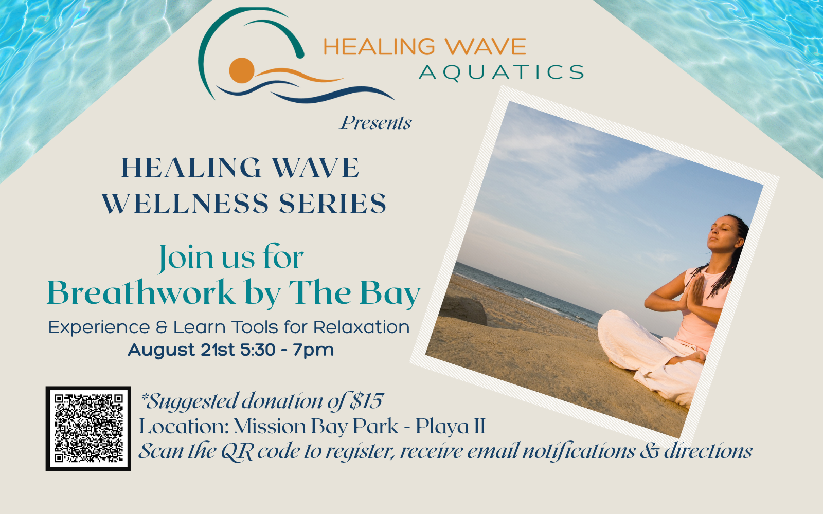 Healing Wave Wellness Series - Breathwork by The Bay image