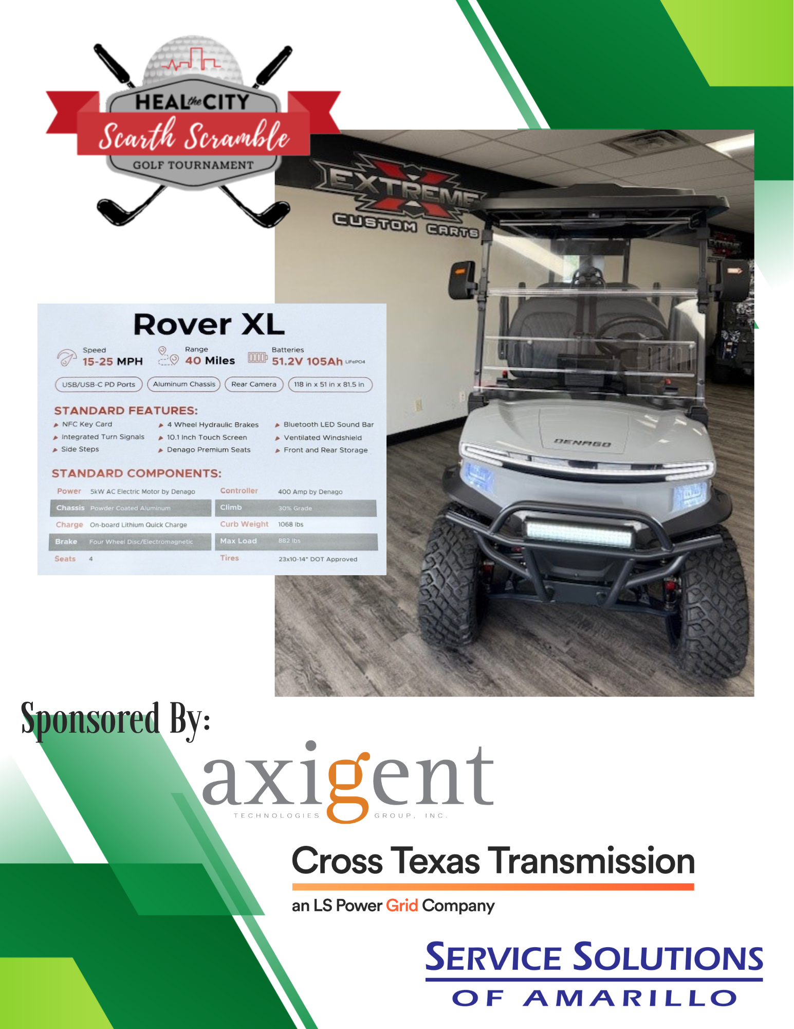 Heal the City's Scarth Scramble - 2025 Denago EV Rover XL Cart Raffle image