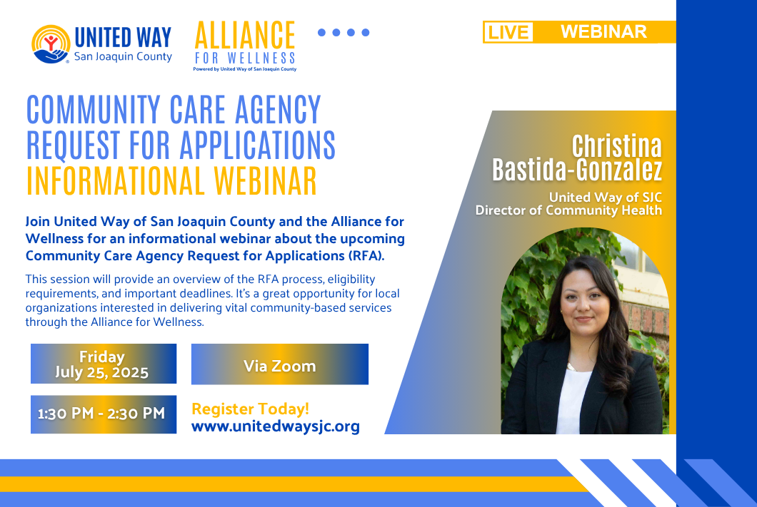 Alliance for Wellness Community Care Agency Request for Applications (RFA) Informational Webinar image