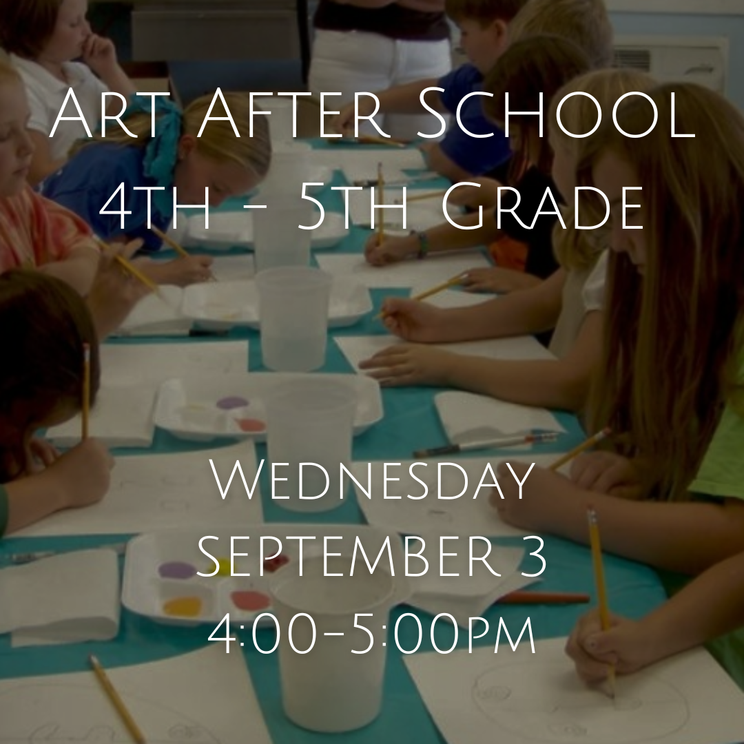 Art After School (4th - 5th Grade) with Professional Artist Odie Tucker image
