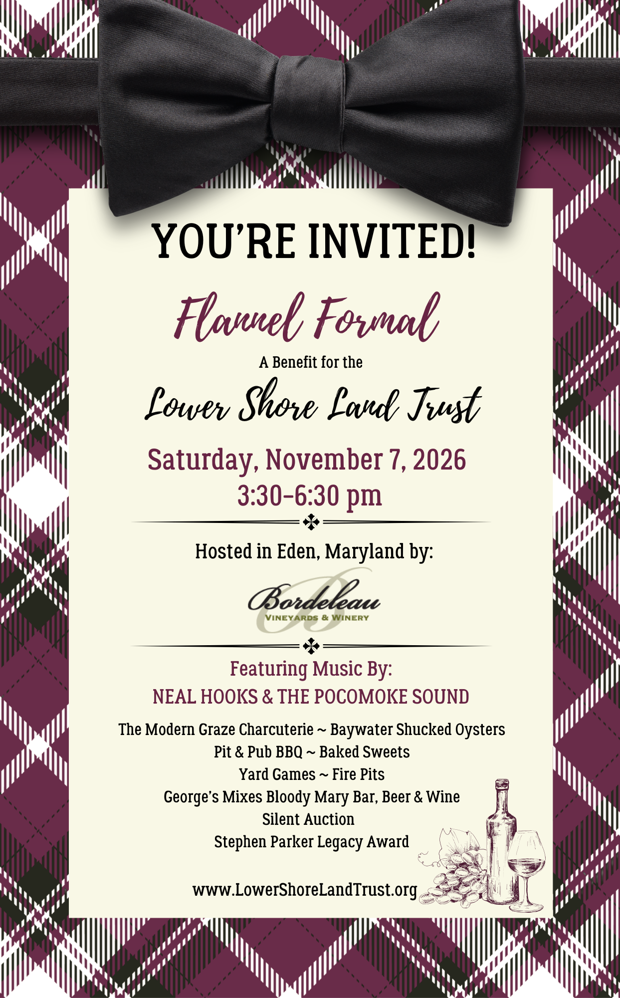 2025 Flannel Formal tickets available online through 11/6. Available at the door after that - accepting cash, credit & checks. image