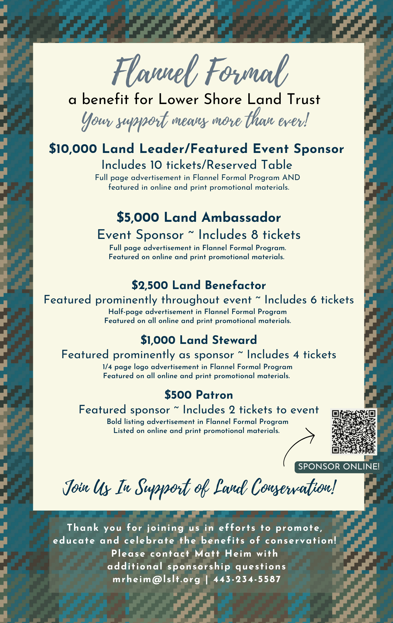 2025 Flannel Formal Sponsorship Opportunities image