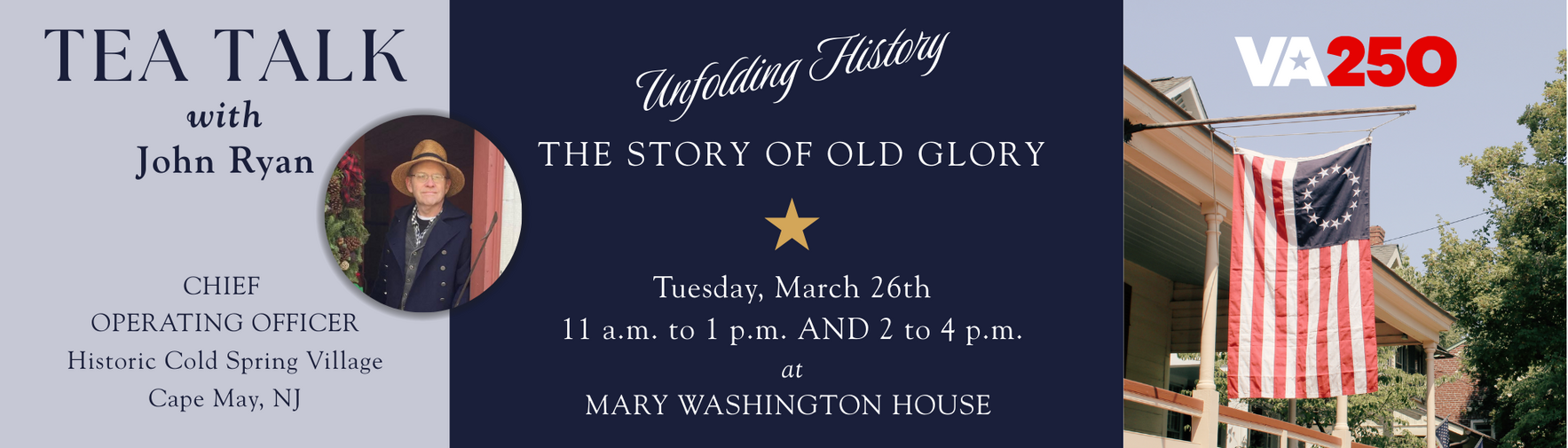 Tea Talk: Unfolding History - The Story of Old Glory image