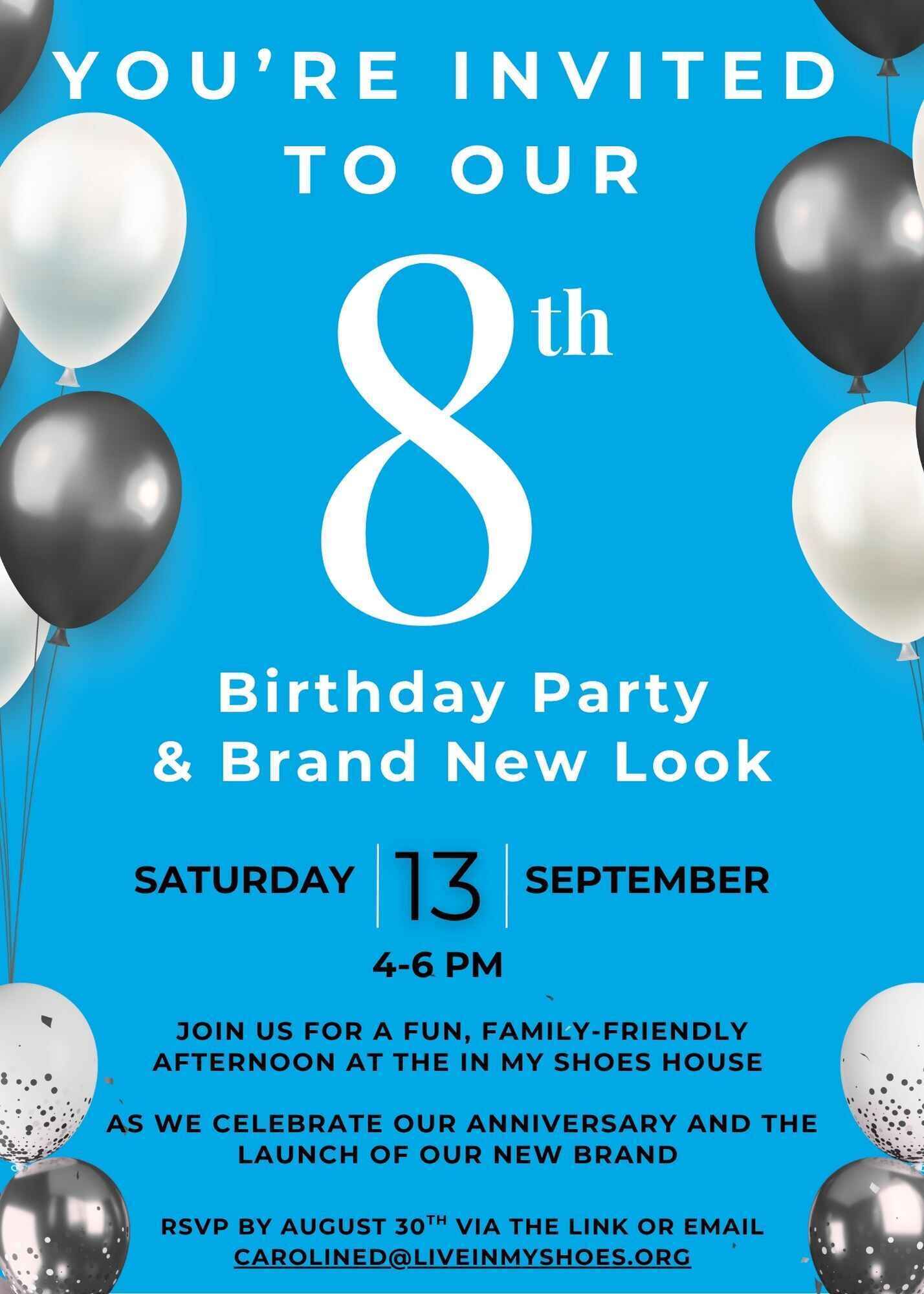 8th Birthday Party for In My Shoes image