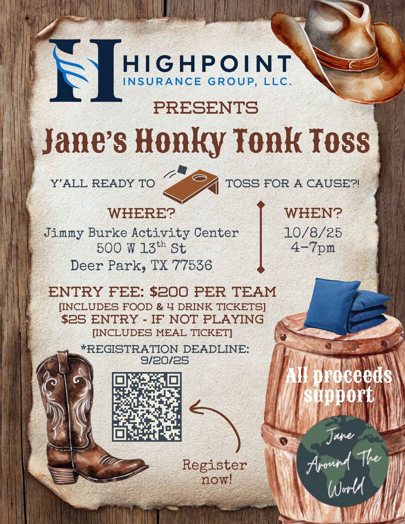 Jane's Honky Tonk Toss image
