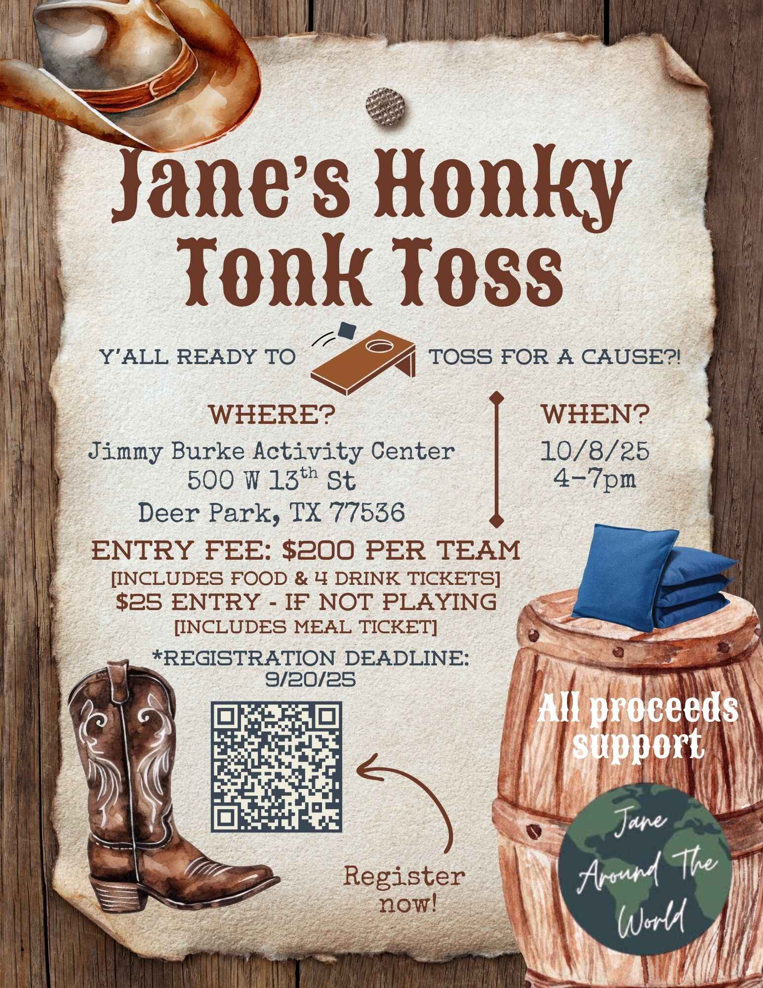Jane's Honky Tonk Toss image