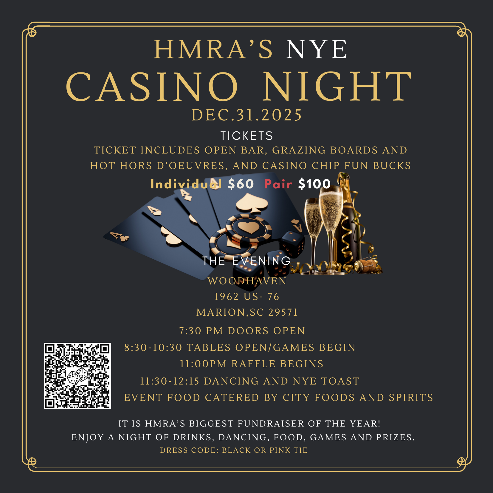 NYE CASINO NIGHT FUNDRAISER 2025 image