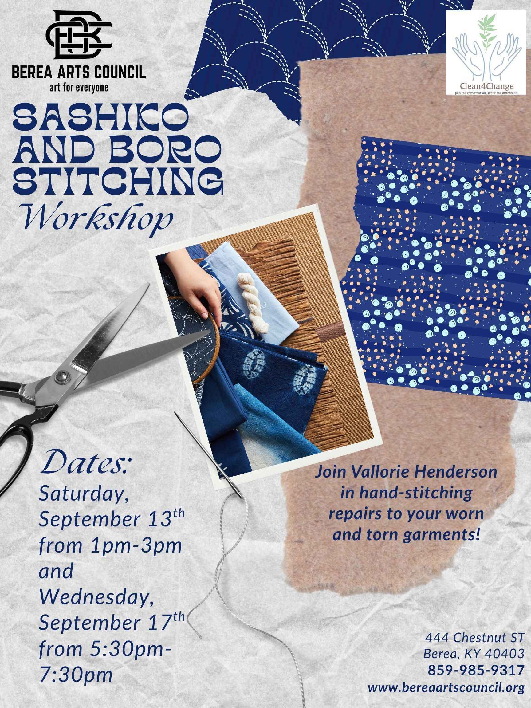 Interwoven: Sashiko and Boro Stitching: Session 2 image