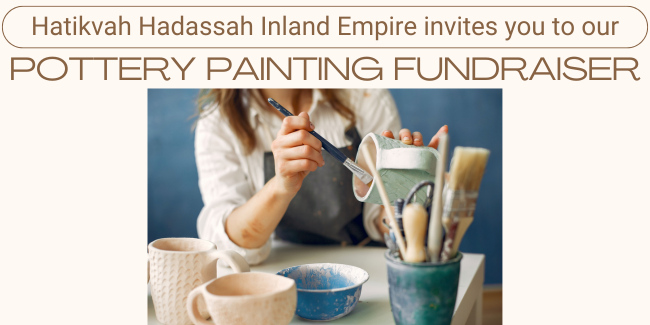 West - HSC - San Diego - Hatikvah Inland Empire - Pottery Painting Fundraiser 2025 image