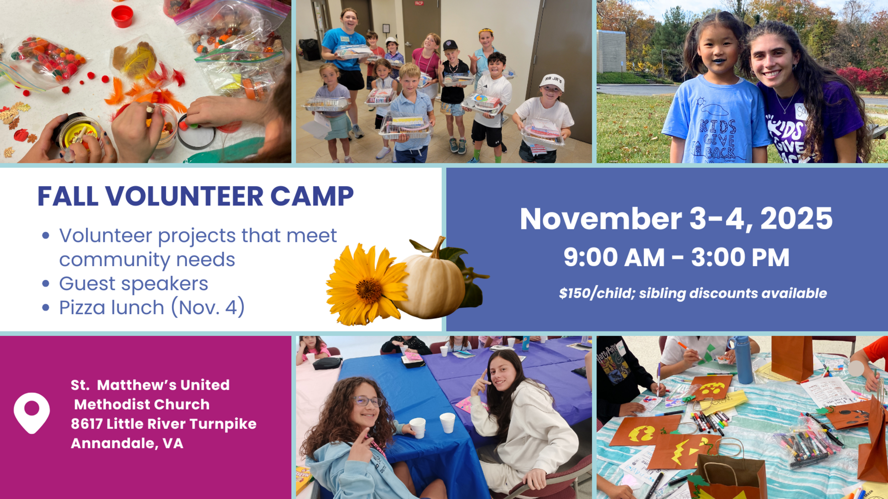 Fall Volunteer Camp, Nov. 3-4, 2025 image