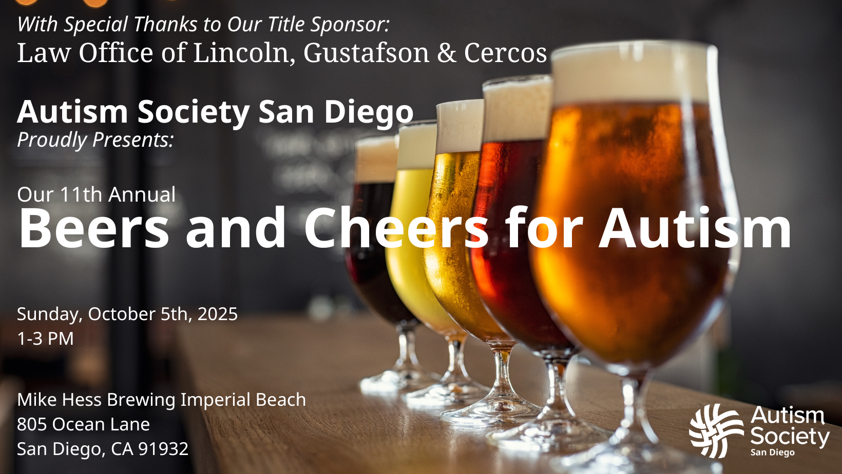 Beers and Cheers for Autism image