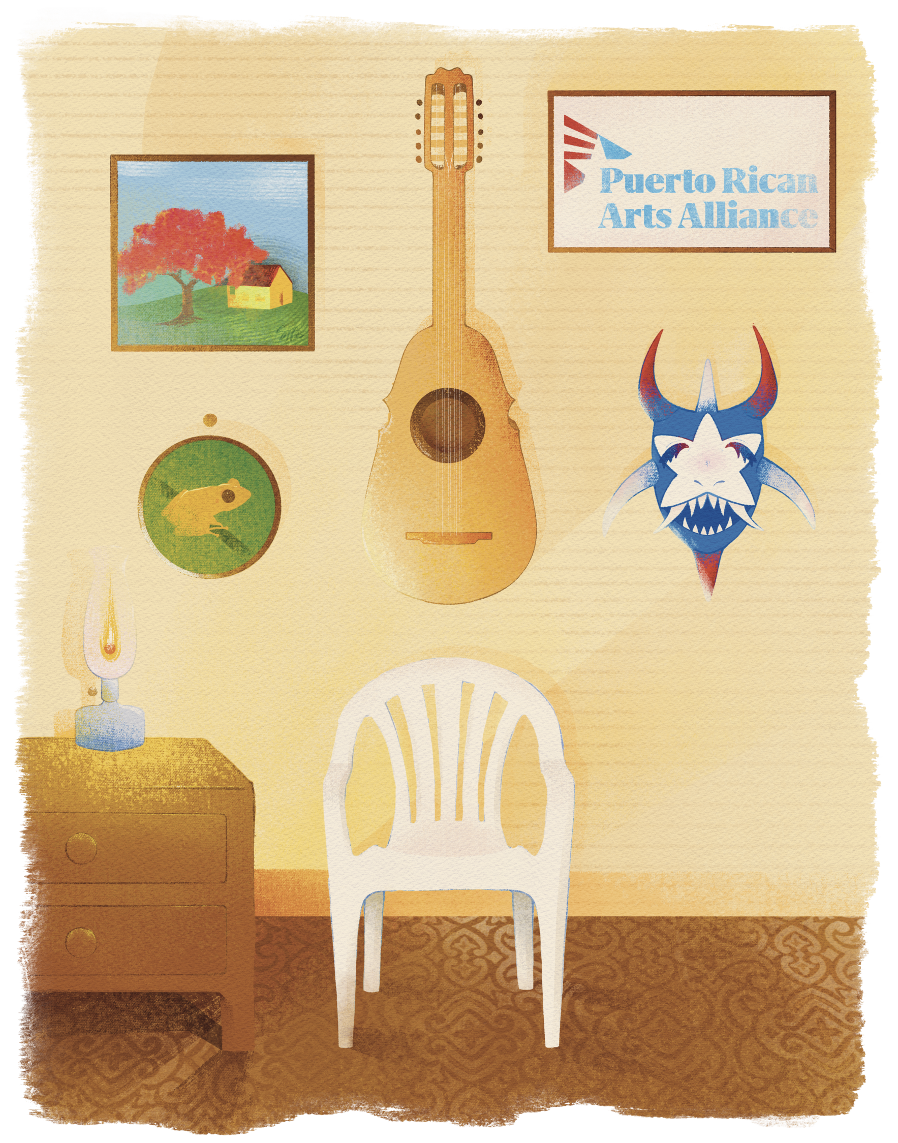 Sip & Paint: Celebrating the Puerto Rican Cuatro with Reynaldo Rodríguez image