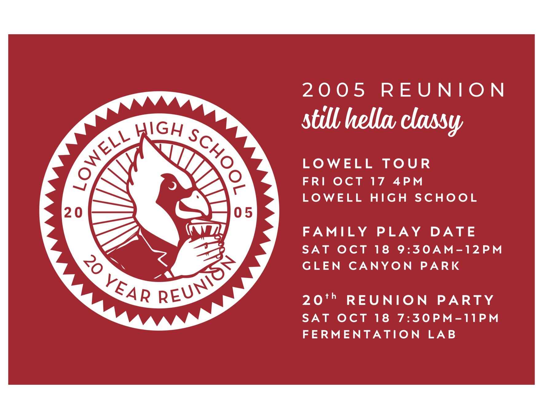 Class of 2005 -- 20-Year Reunion image