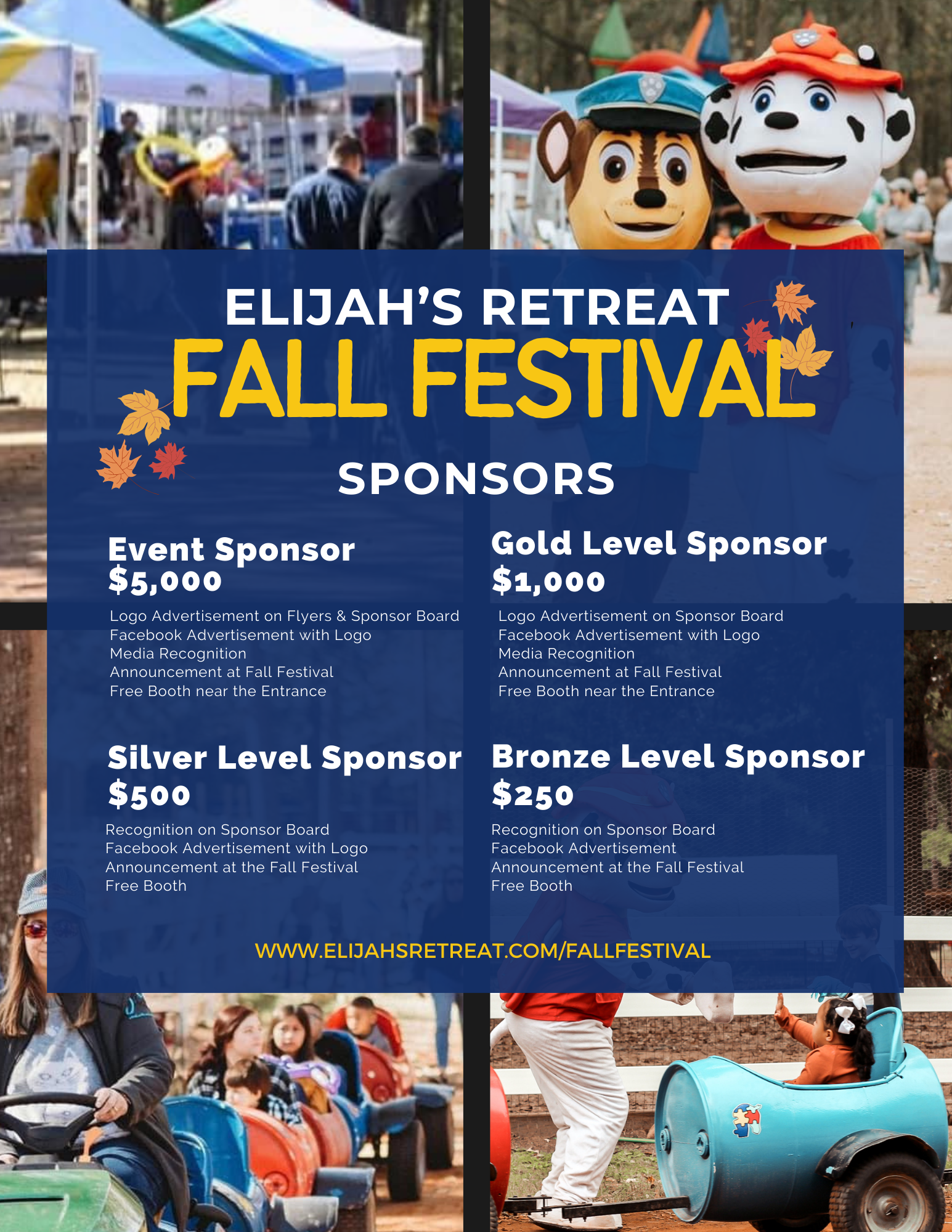 2025 Elijah's Retreat Fall Festival Sponsors image