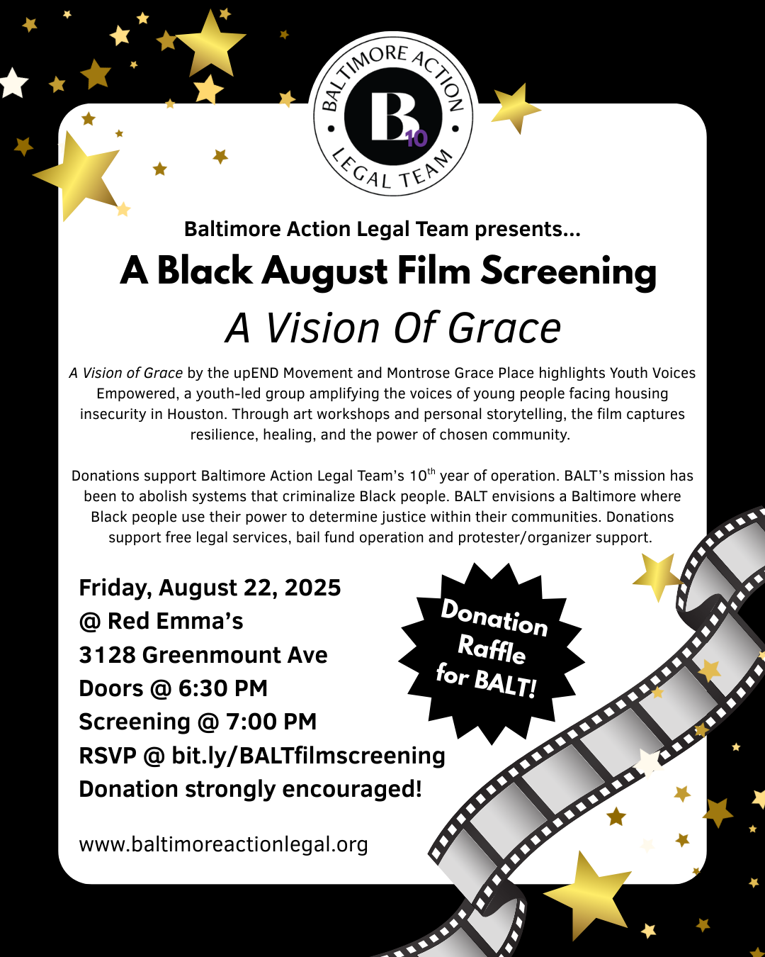 Black August Film Screening: A Vision Of Grace image
