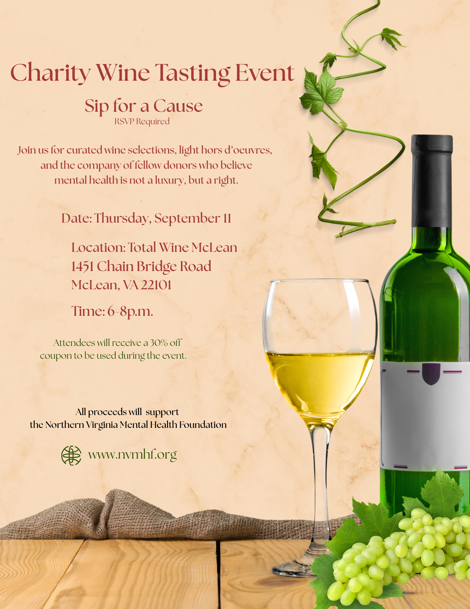 Total Wine McLean Fundraiser  image