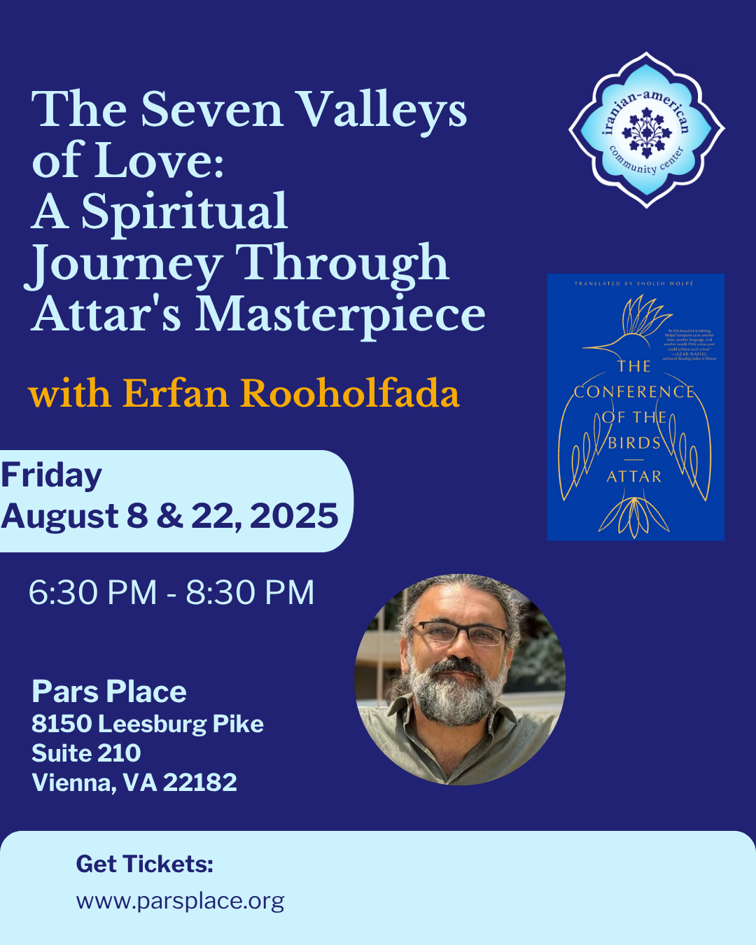 The Seven Valleys of Love: A Spiritual Journey Through Attar's Masterpiece with Erfan Rooholfada image
