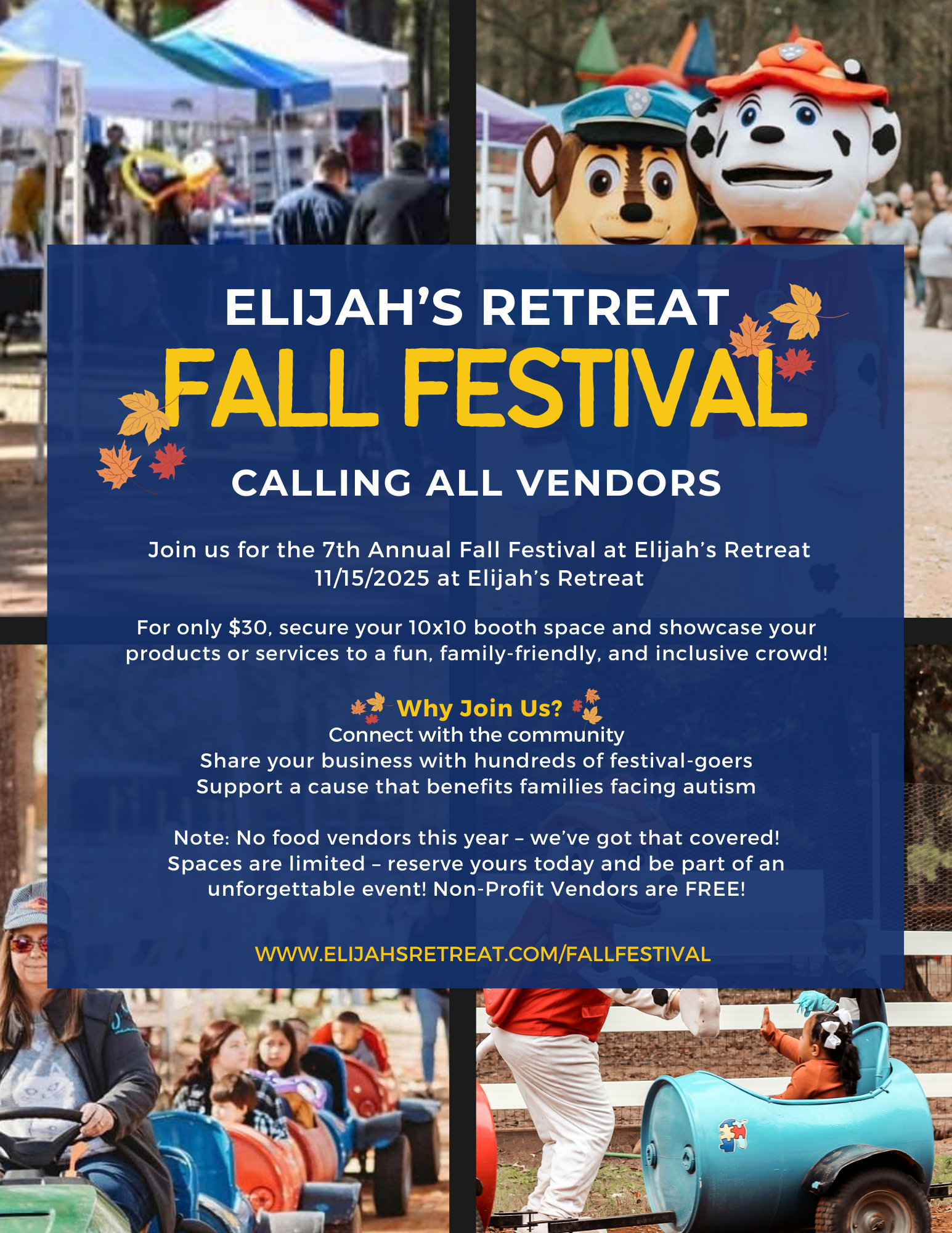 2025 Elijah's Retreat Fall Festival Vendors image
