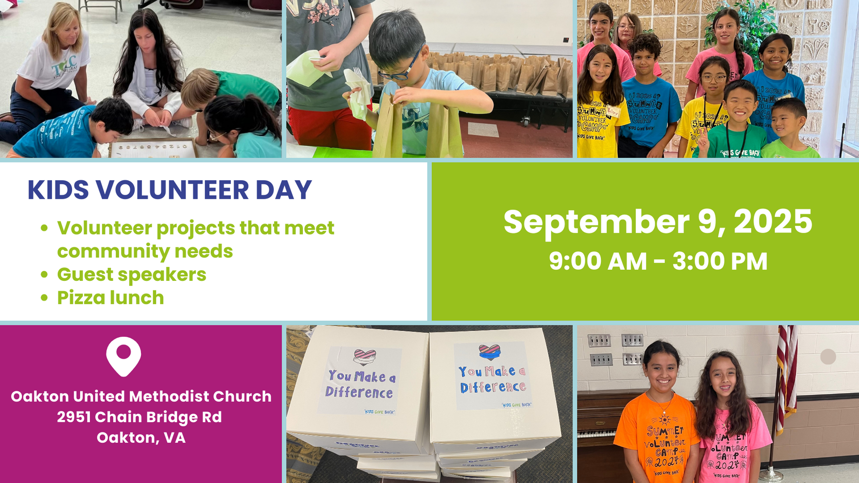 Kids Volunteer Day, Sept. 9, 2025 image