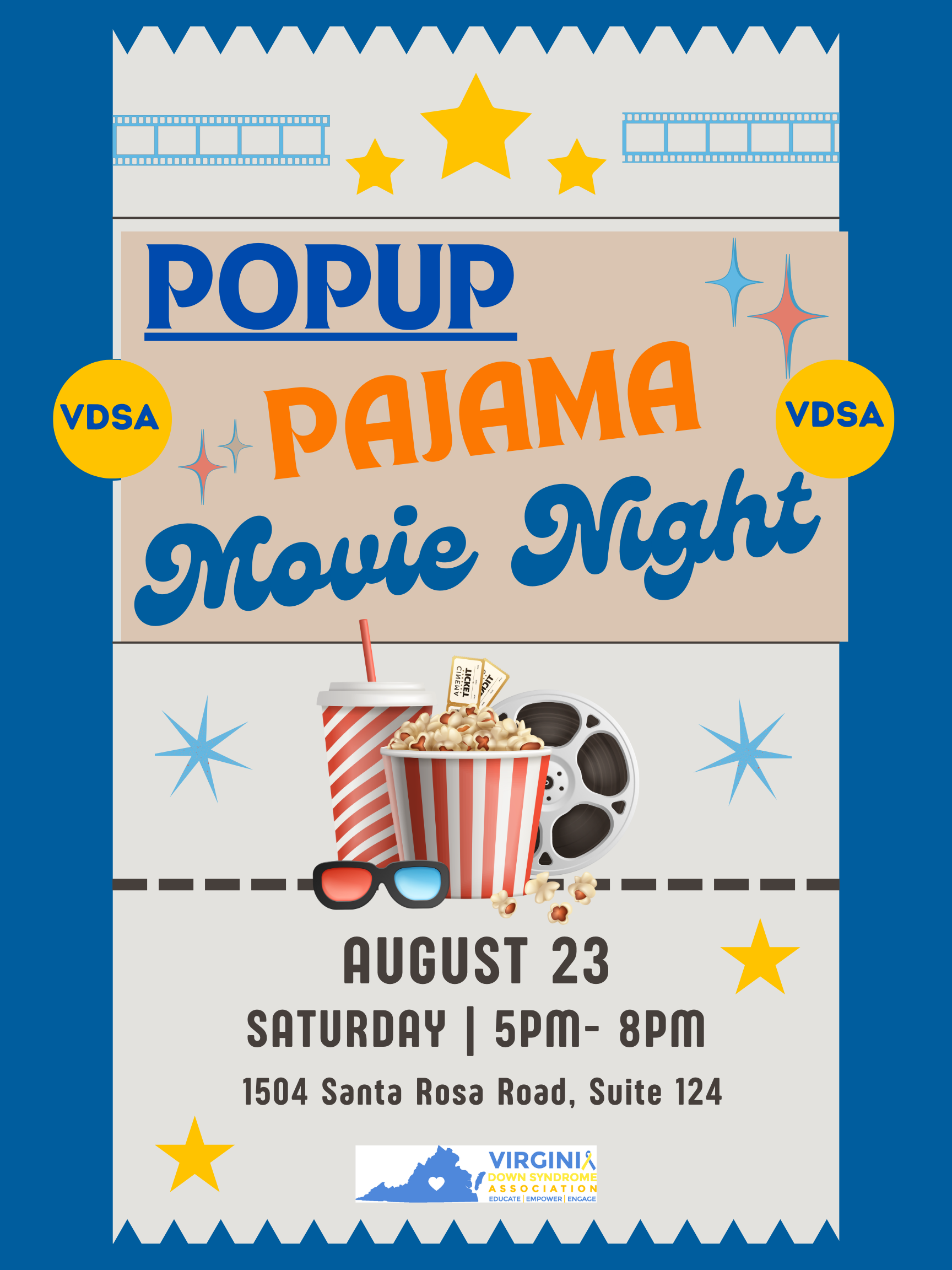 Popup Pajama Movie Night image