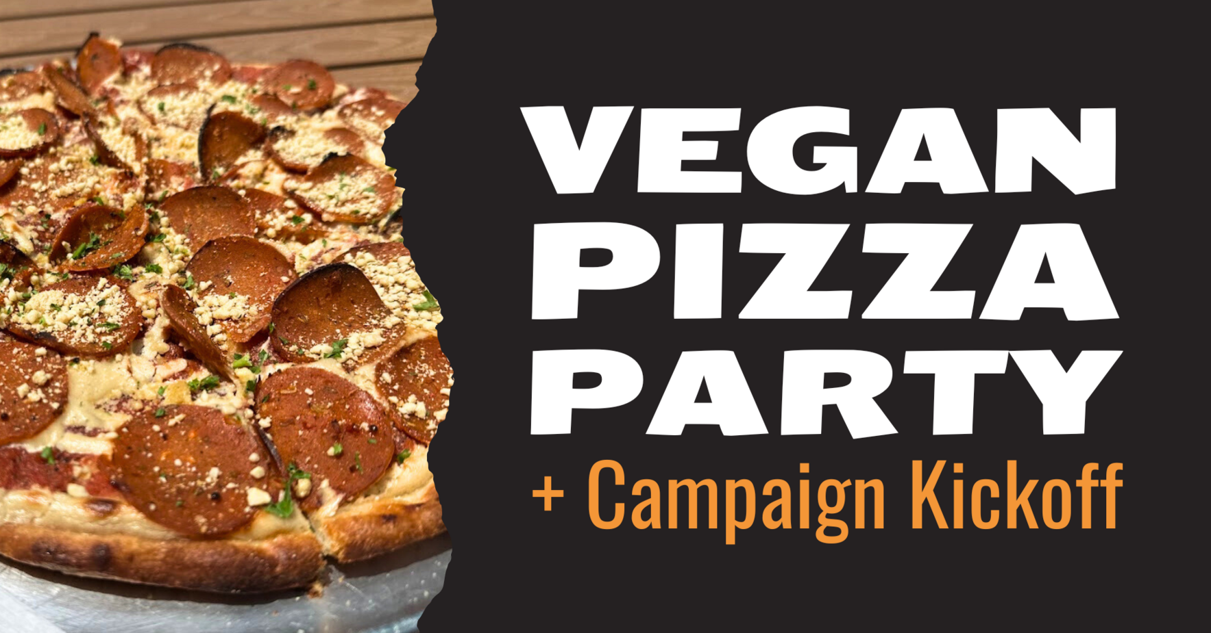 Vegan Pizza Party + Campaign Kickoff @ Seedz Cafe! image