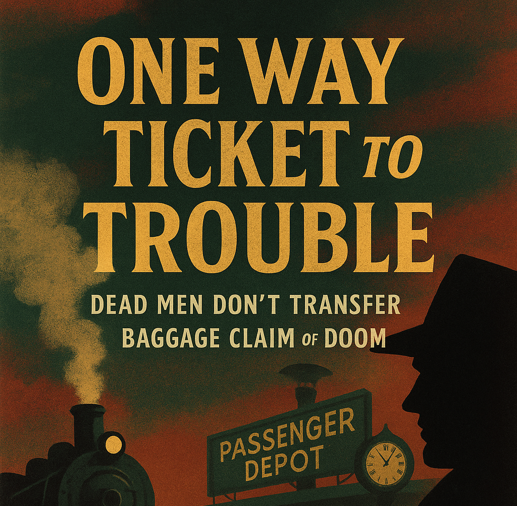 One Way Ticket to Trouble - Depot Murder Mystery image