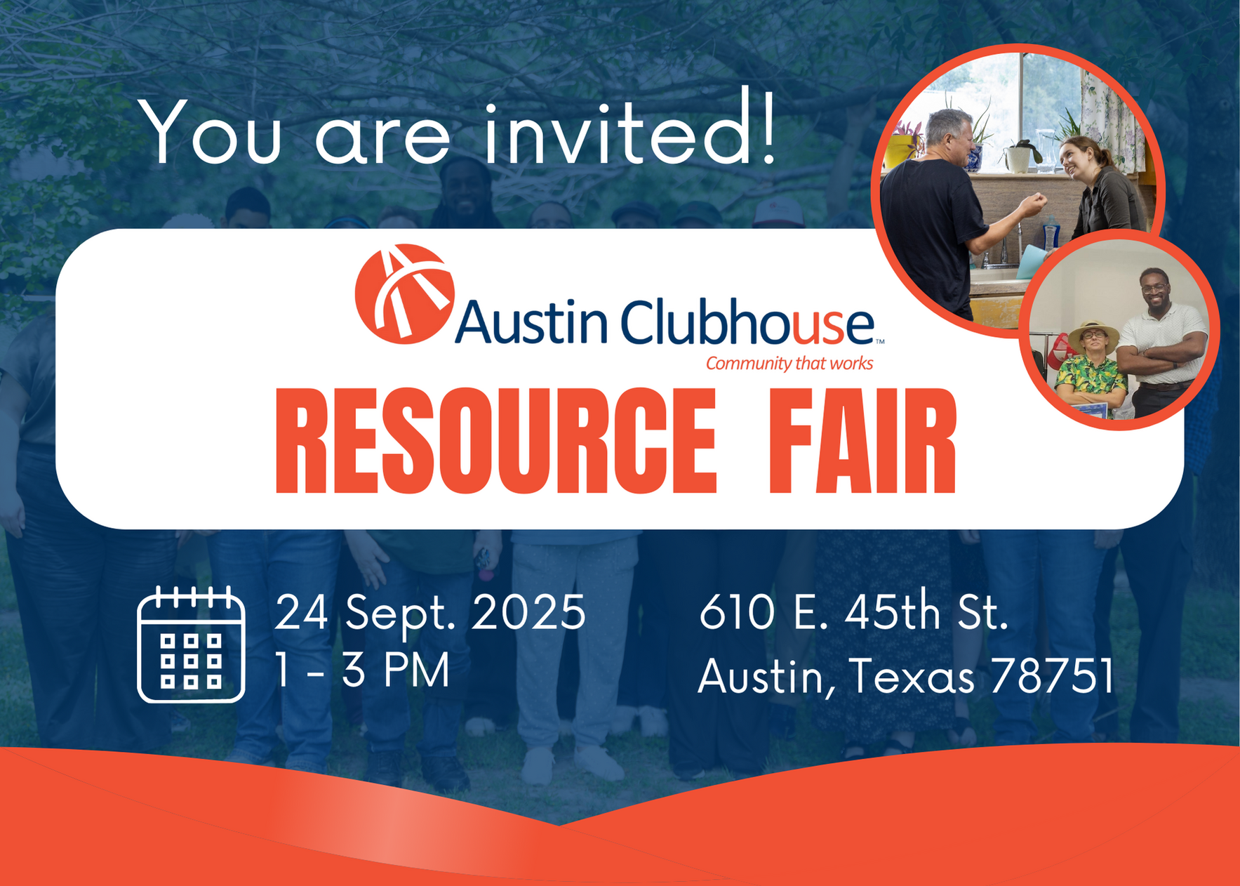 2025 Austin Clubhouse Resource Fair image
