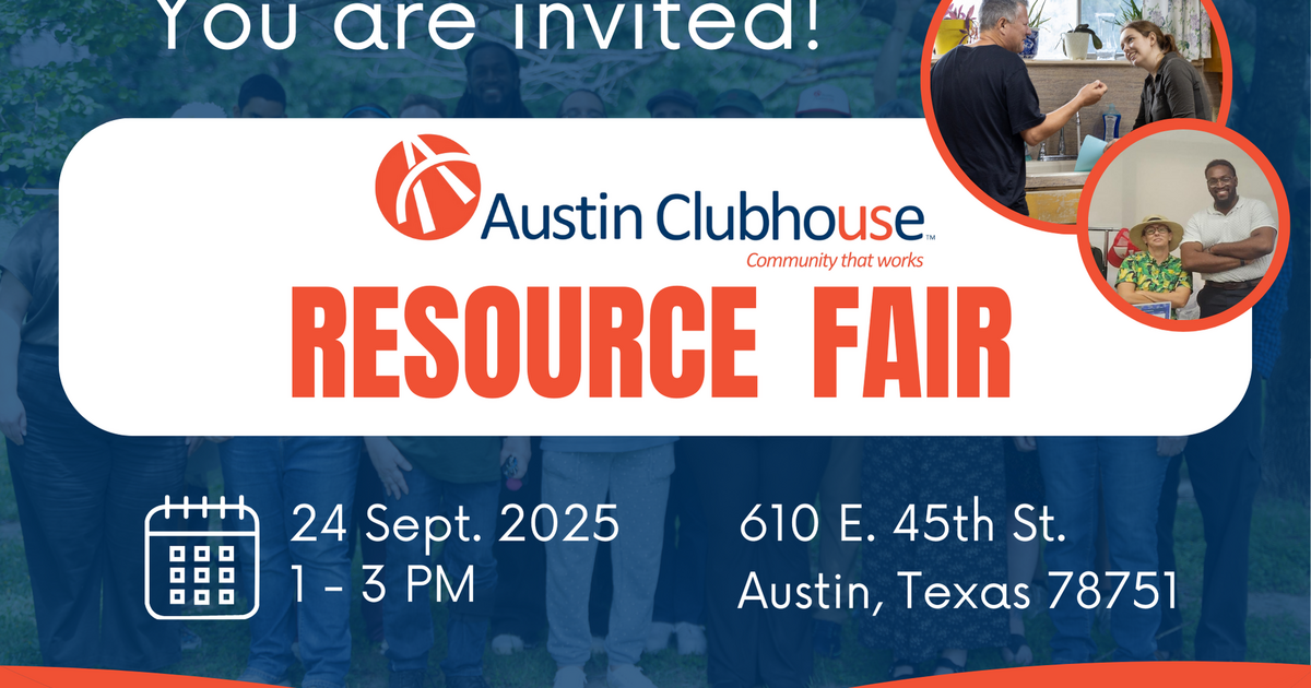 Austin Clubhouse Inc - 2025 Austin Clubhouse Resource Fair