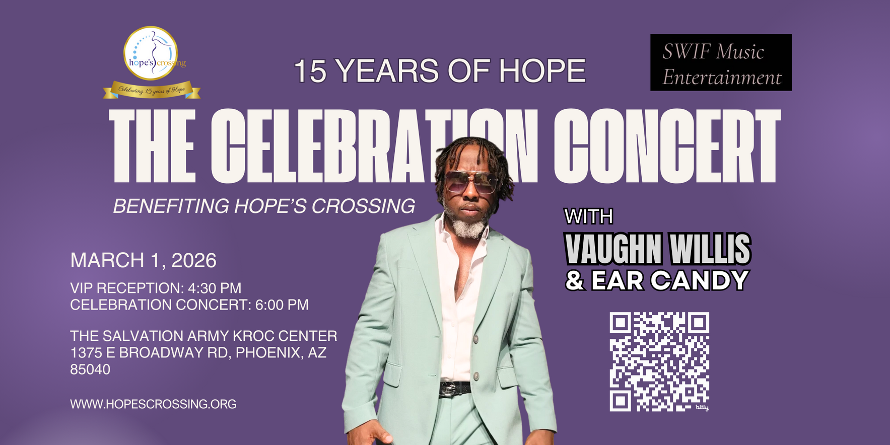 15 Years of Hope: A Celebration Concert - Benefiting Hope's Crossing image