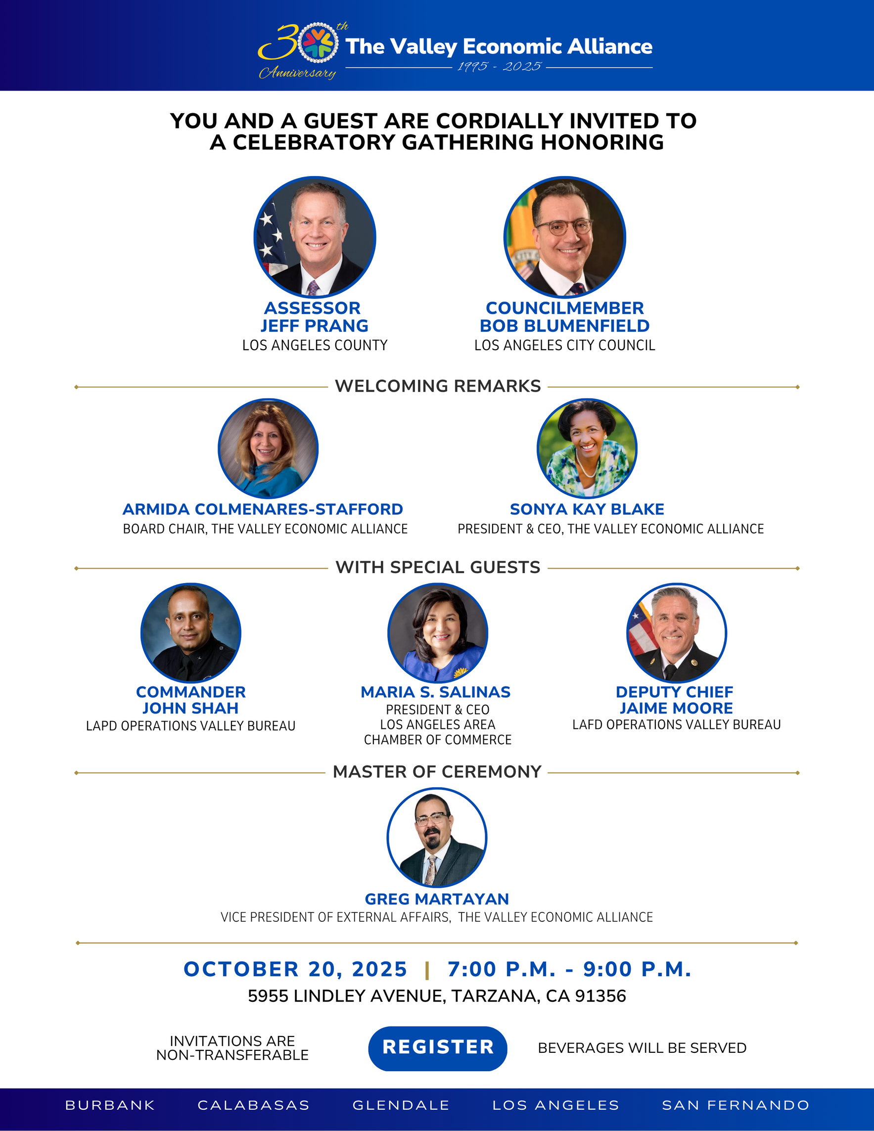 Awards Recognition Night Honoring LA County Assessor Jeff Prang and LA City Councilmember Bob Blumenfield image