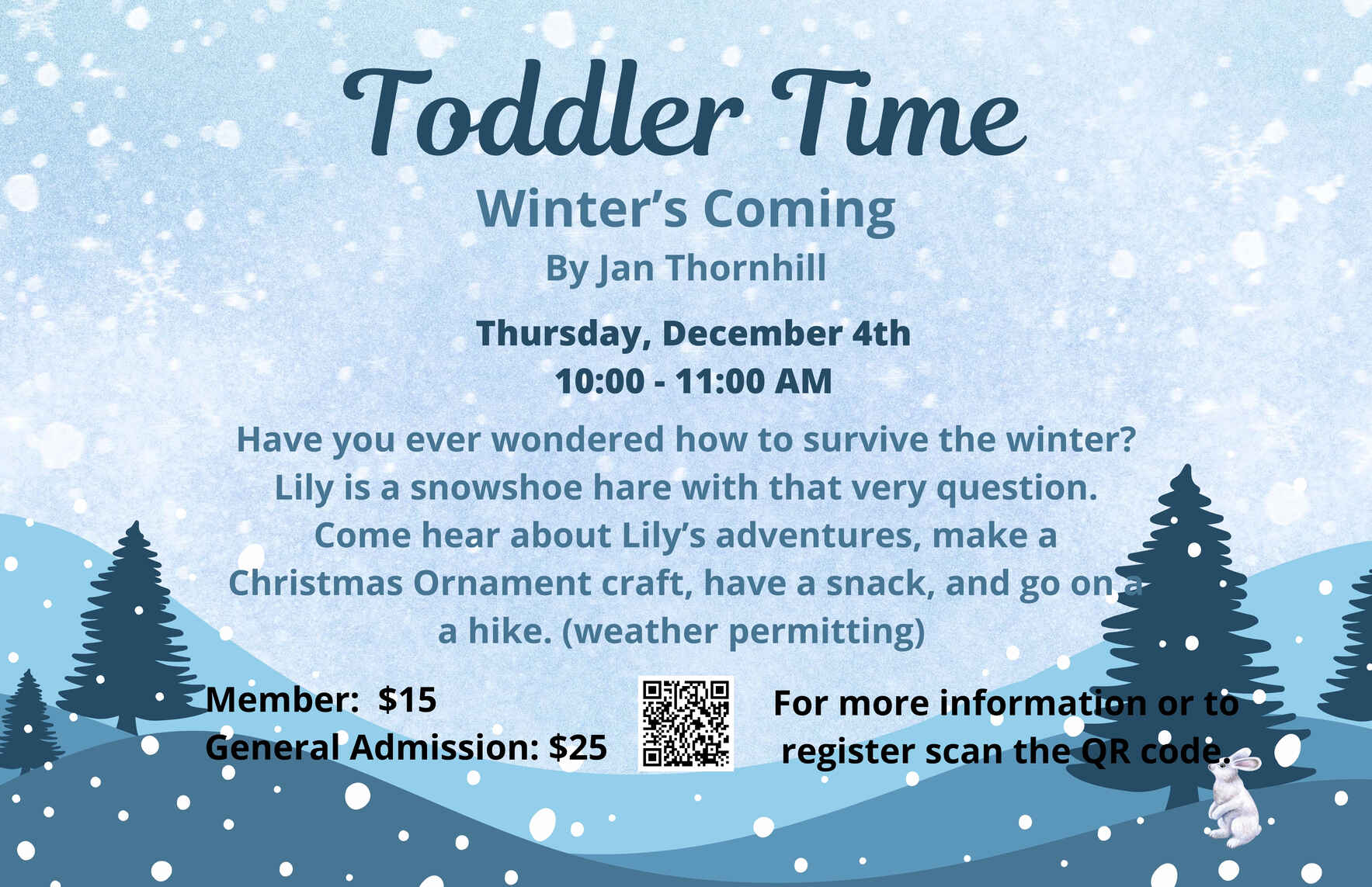 Toddler Time - Winter's Coming image