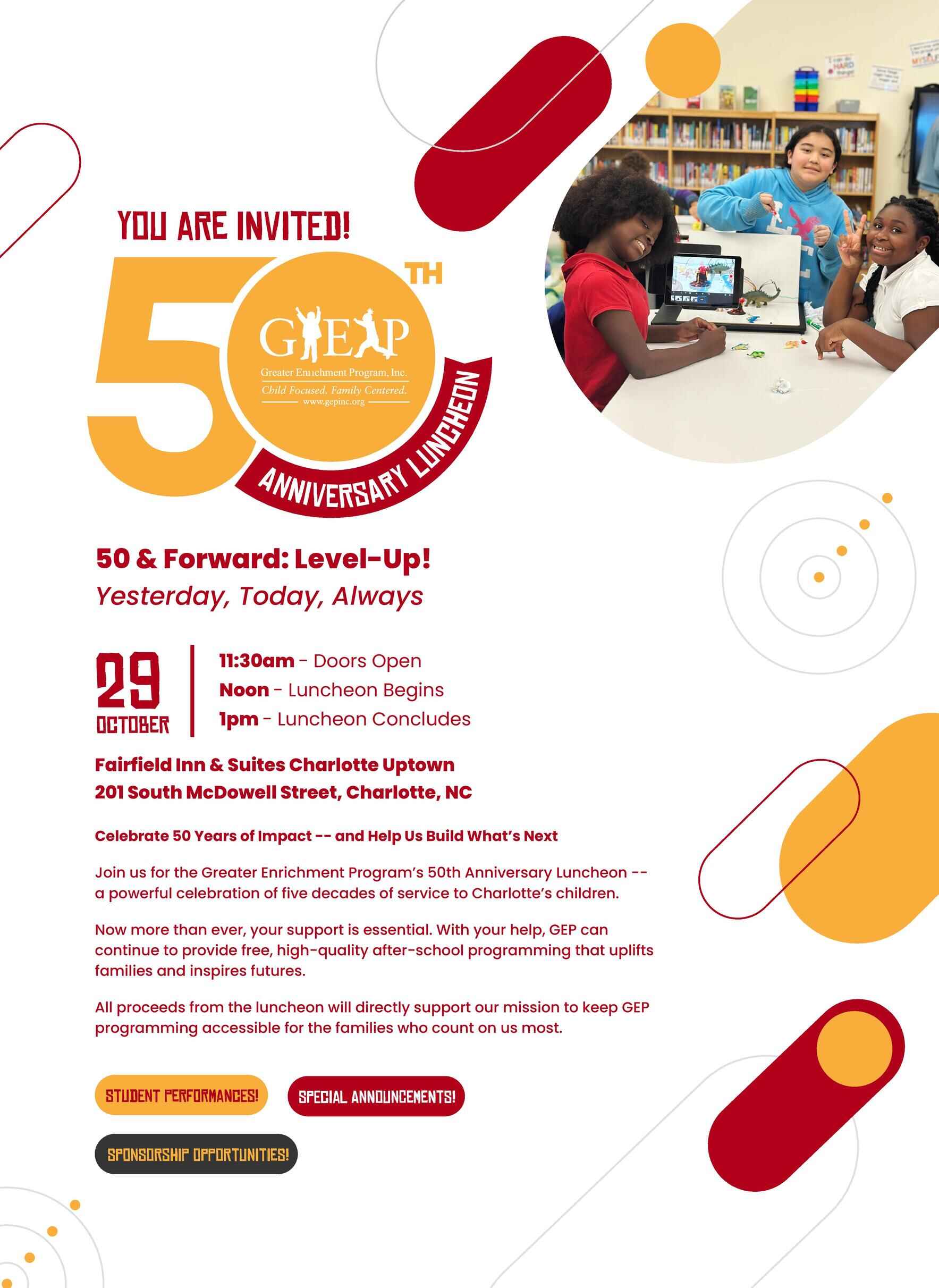 50 & Forward: GEP's 50th Anniversary Luncheon image