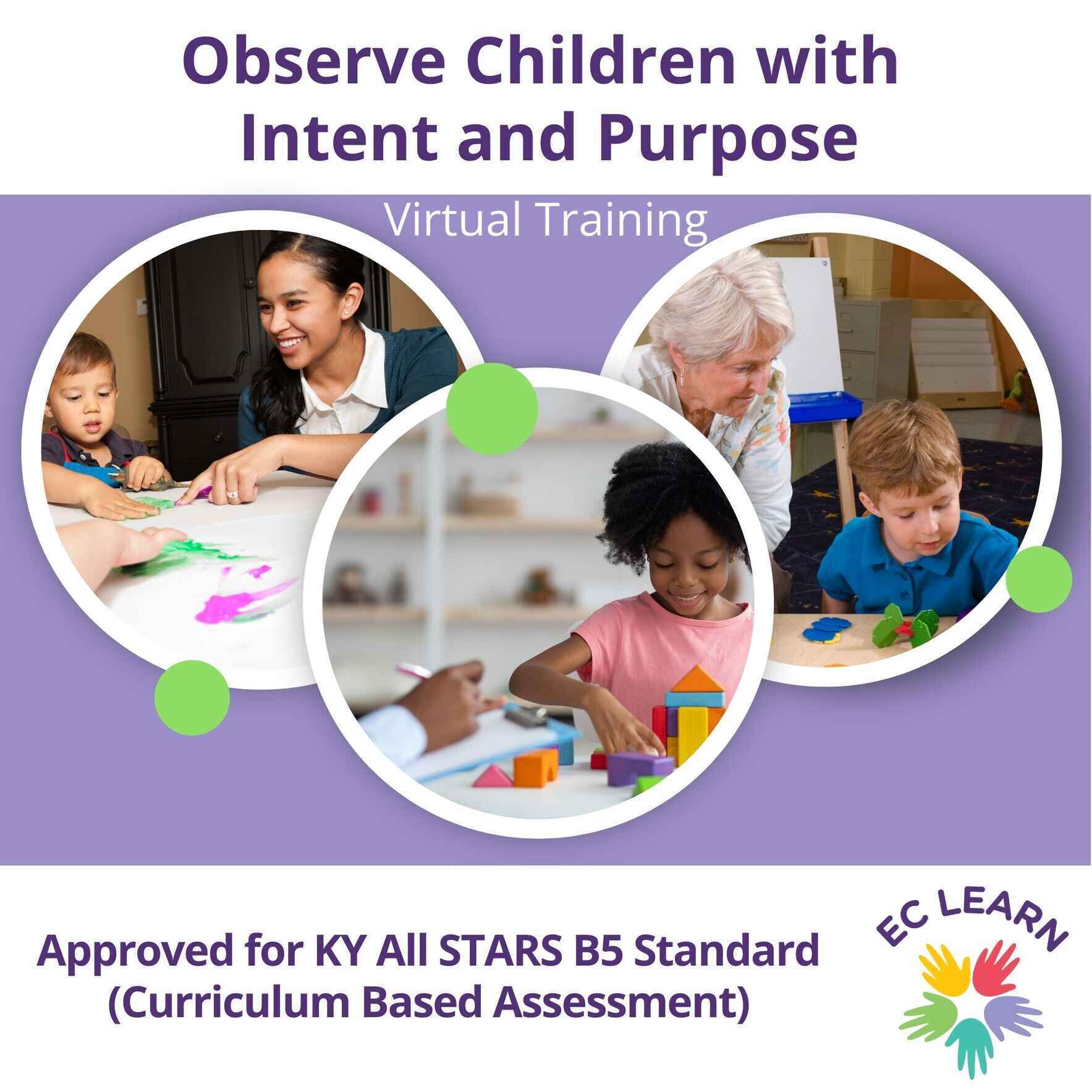 Observe Children with Intent and Purpose image