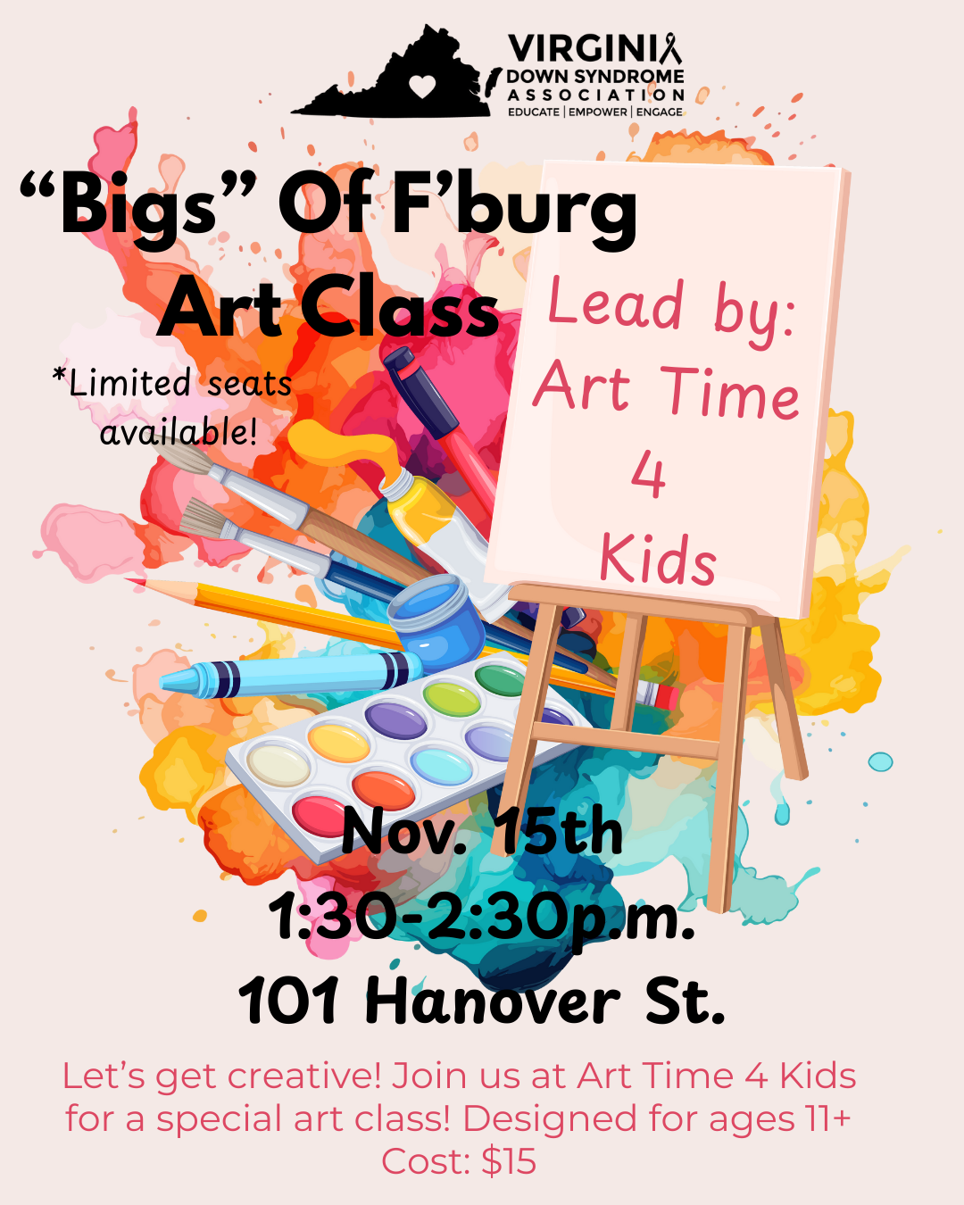 "Bigs" of F'burg Art Time image