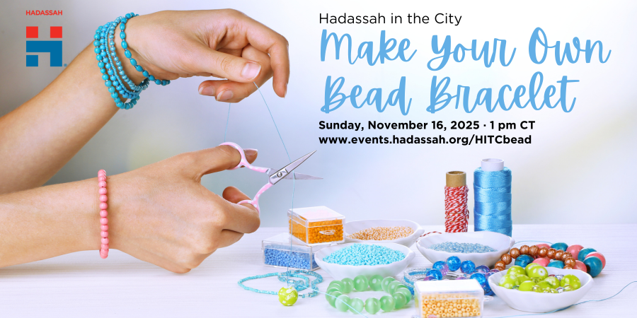 MW - CNS - Hadassah in the City Make Your Own Bead Bracelet image
