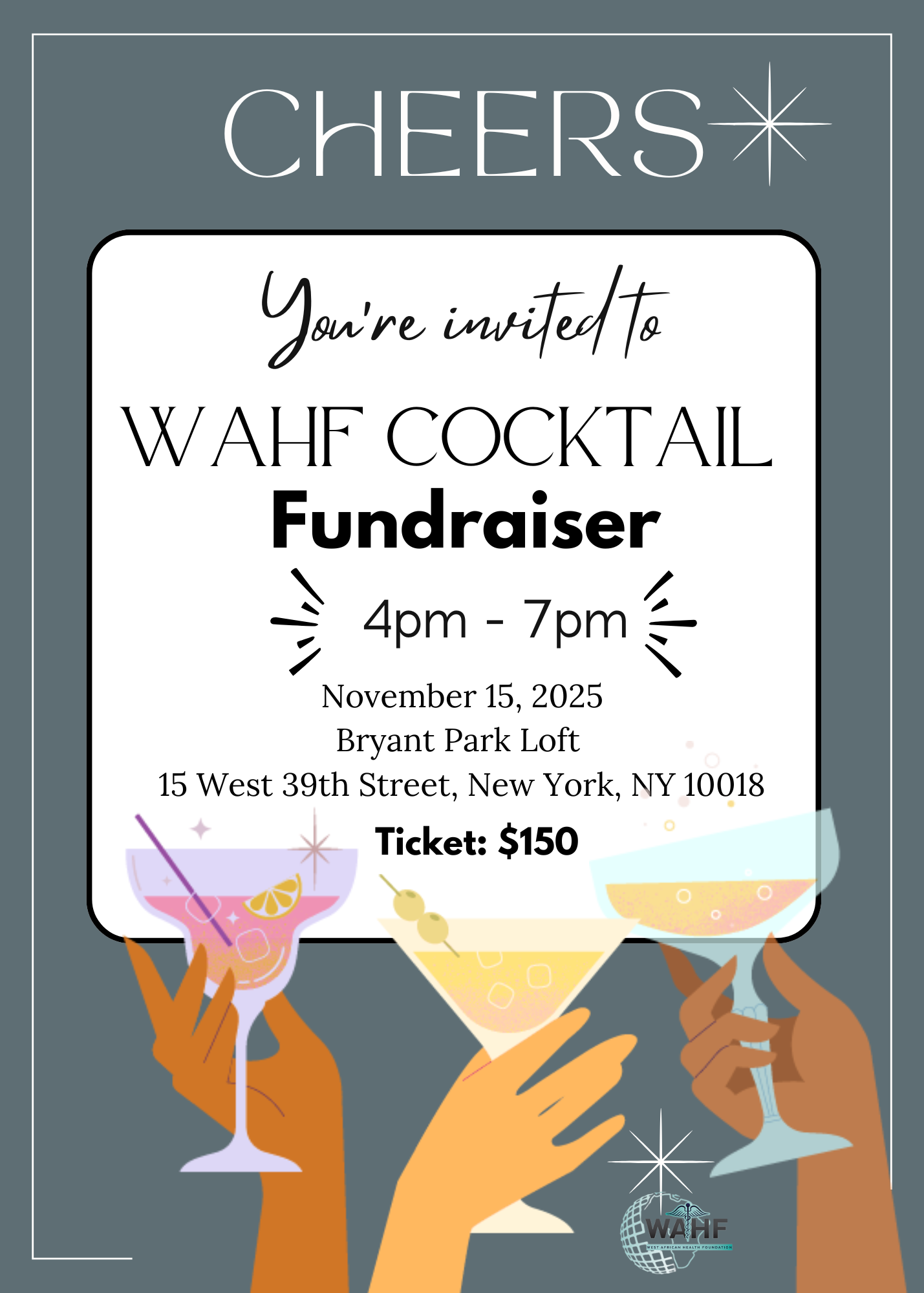 WAHF COCKTAIL FUNDRAISER 2025 image