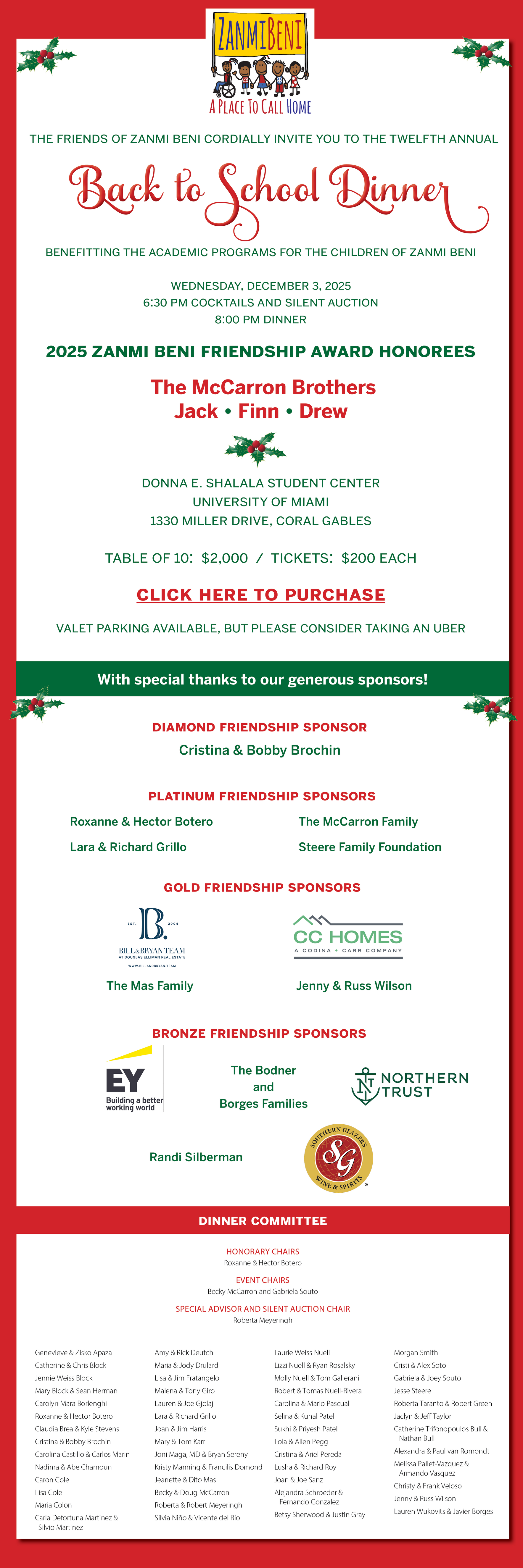 Zanmi Beni's 12th Annual Back to School Dinner 2025 image