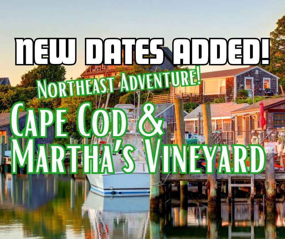 Cape Cod / Marthas Vineyard - New Dates image